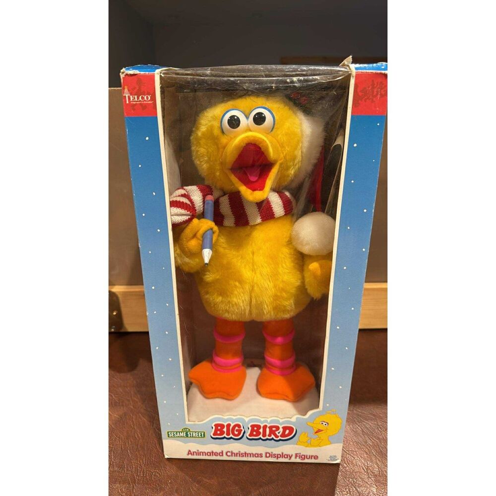 Vintage Telco Animatronic Big Bird Sesame Street Statue Figure 1998